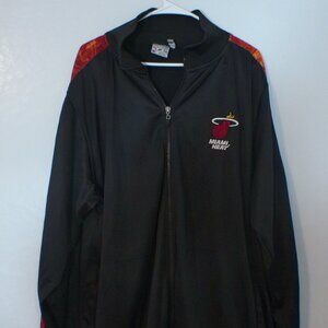Miami Heat NBA Zip-Up Jacket – Zipway – Black/Red – Men’s XXL